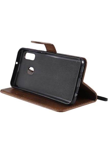 Samsung Galaxy A20E Iş Cüzdan Telefon Kılıfı Için Flip Case Klasik Katı (Yurt Dışından)