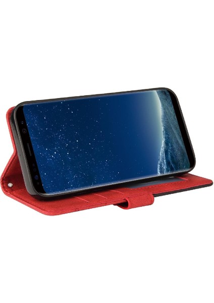 Samsung Galaxy S8 Artı Pu Deri Flip Folio Kılıf Kickstand ile (Yurt Dışından)
