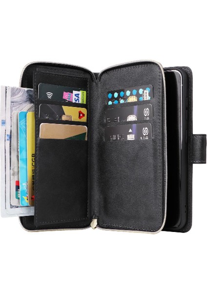 Samsung Galaxy S23 Cüzdan Durumda 9 Kart Yuvaları ile Kapak Çevirin (Yurt Dışından) fiyatları