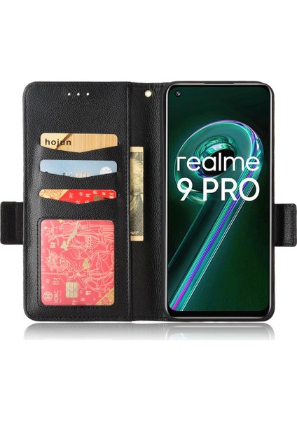 Realme 9 5g Kart Yuvaları Tutucu Pu Deri Manyetik Yan Toka Için Kılıf (Yurt Dışından) fırsatları