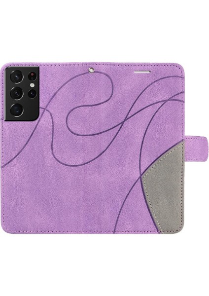 Samsung Galaxy S21 Ultra Pu Deri Flip Folio Kılıf Kickstand (Yurt Dışından) indirimleri