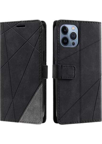 IPhone 15 Için Kılıf Pro Kart Tutucu Kickstand Pu Deri Darbeye Cüzdan (Yurt Dışından)