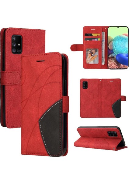 Samsung Galaxy A71 5g Pu Deri Flip Folio Kılıf Kart Yuvası ile (Yurt Dışından) fiyatları