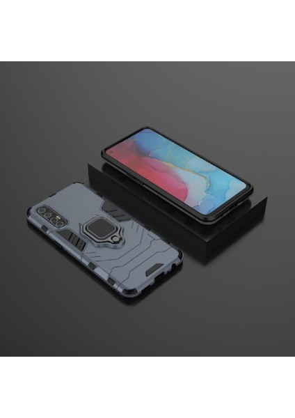 Oppo Oppo 3 Pro 360 &deg; Dönen Halka Askeri Damla Koruma Kapağı Için Kılıf (Yurt Dışından)