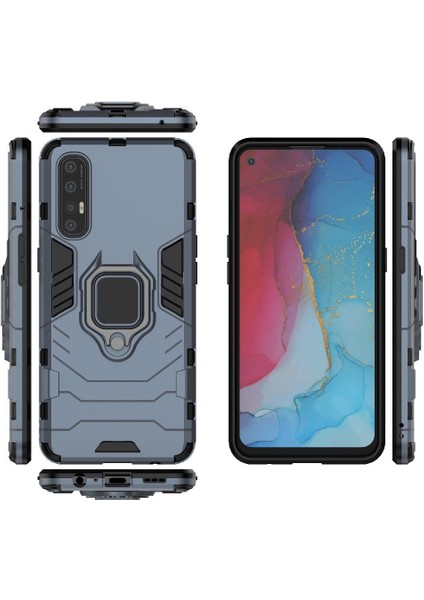 Oppo Oppo 3 Pro 360 &deg; Dönen Halka Askeri Damla Koruma Kapağı Için Kılıf (Yurt Dışından)