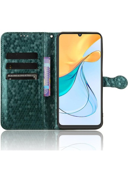 Zte Blade V50 Akıllı Manyetik Toka Geometrik Desen Deri Kılıf (Yurt Dışından) indirimleri
