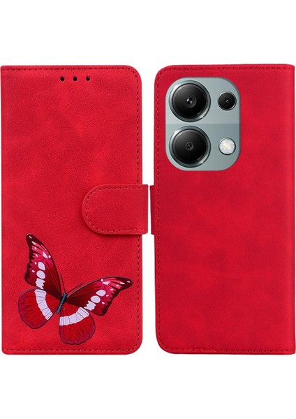 Xiaomi Redmi Not Için Kılıf 13 Pro 4g Cüzdan Kart Yuvaları Renk Baskılı Flip (Yurt Dışından)