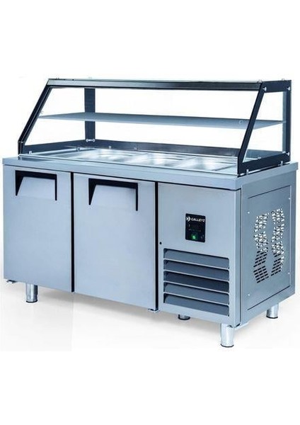 Servis Buzdolabı 330 Lt 2 Kapılı Camlı