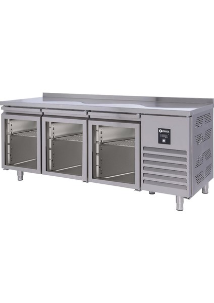 Tezgah Tip Snack Buzdolabı 3 Cam Kapılı fiyatları