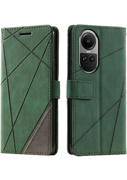 Oppo Oppo 10 Pro Artı Pu Deri Cüzdan Flip Için Kılıf Folio Manyetik Kart (Yurt Dışından)