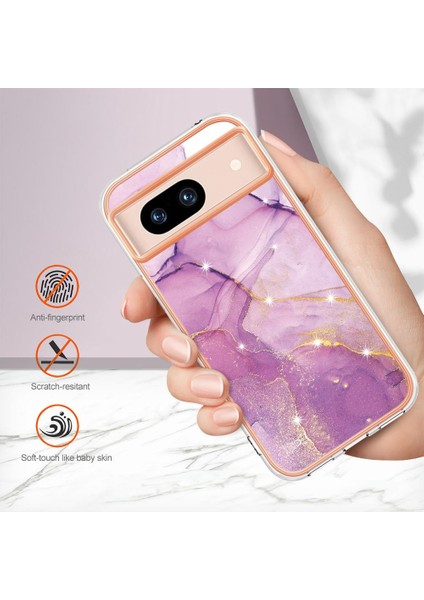 Google Piksel 8A Ince Tpu Koruma Mermer Desen Yumuşak Tampon Için Kılıf (Yurt Dışından) modelleri