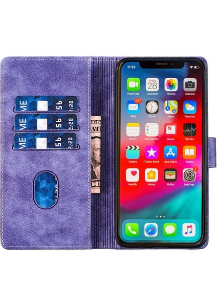IPhone Xr Kart Cep Cüzdan Kılıf Tutucu Kapak Flip Folio Kedi (Yurt Dışından) fırsatları