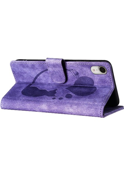 IPhone Xr Kart Cep Cüzdan Kılıf Tutucu Kapak Flip Folio Kedi (Yurt Dışından) indirimleri