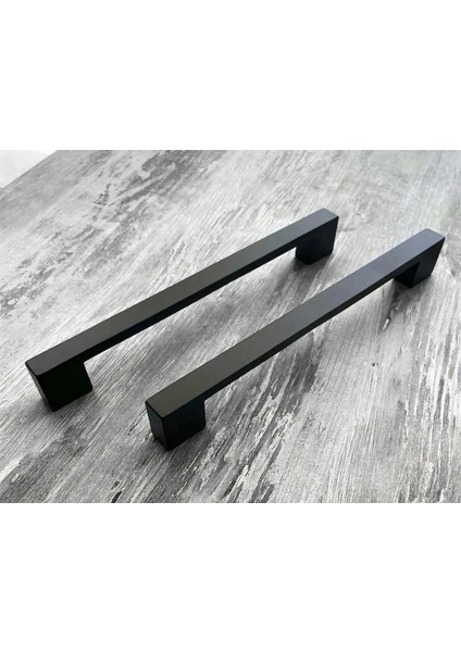 Burgaz Kulp Mat Siyah Tv Ünite Şifonyer Çekmece Mutfak Dolap Kapak Kulpu