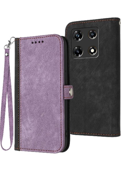 Infinix Not 30 Pro Flip Folio Kitap Kickstand Koruyucu Cüzdan Için Kılıf (Yurt Dışından)