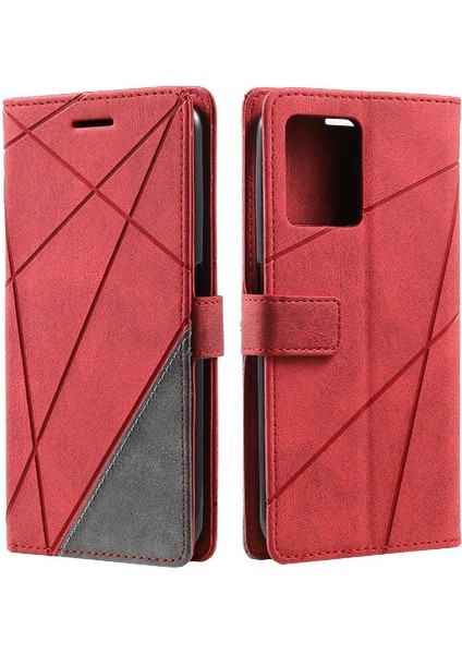 Realme 9i 5g Pu Deri Manyetik Darbeye Cüzdan Flip Folio Için Kılıf (Yurt Dışından)