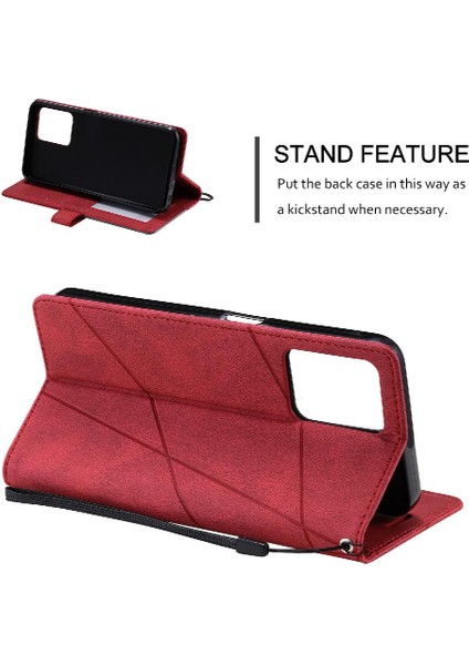 Realme C35 Pu Deri Manyetik Darbeye Kart Tutucu Kickstand Için Kılıf (Yurt Dışından) modelleri