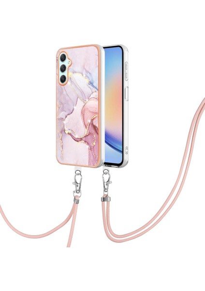 Samsung Galaxy A25 5g Tampon Mermer Anti-Scratch Yumuşak Crossbody (Yurt Dışından)