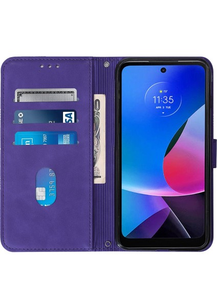 Motorola Moto G Oynamak Için Kılıf 4g 2024 Cüzdan Kapak Flip Folio Kitap Pu Kart (Yurt Dışından) fırsatları