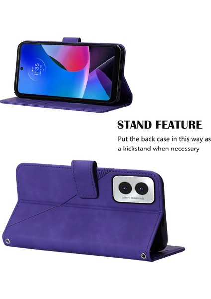 Motorola Moto G Oynamak Için Kılıf 4g 2024 Cüzdan Kapak Flip Folio Kitap Pu Kart (Yurt Dışından) indirimleri