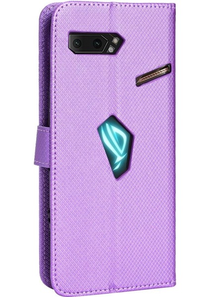 Asus Rog Telefon 2 Kart Tutucu Kapak Için Kılıf Kickstand Manyetik Cüzdan (Yurt Dışından) modelleri