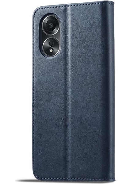 Tutucu Kart Yuvaları ile Oppo A78 4g Için Kılıf Cüzdan Buzağı Doku Flip Case (Yurt Dışından) fırsatları