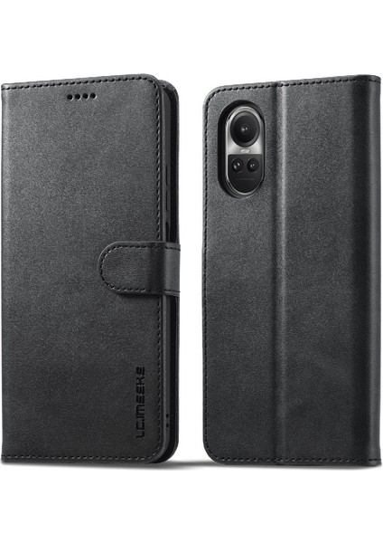 Oppo Oppo 10 Pro 5g Için Buzağı Doku Yatay Çevir Deri Kılıf (Yurt Dışından)
