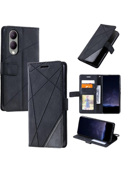 Vıvo Y17S Kart Tutucu Için Kılıf Kickstand Cüzdan Flip Folio Pu Deri (Yurt Dışından) indirimleri