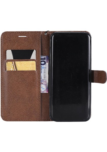 Kart Yuvası ile Samsung Galaxy S8 Artı Klasik Düz Renk Için Flip Case (Yurt Dışından)