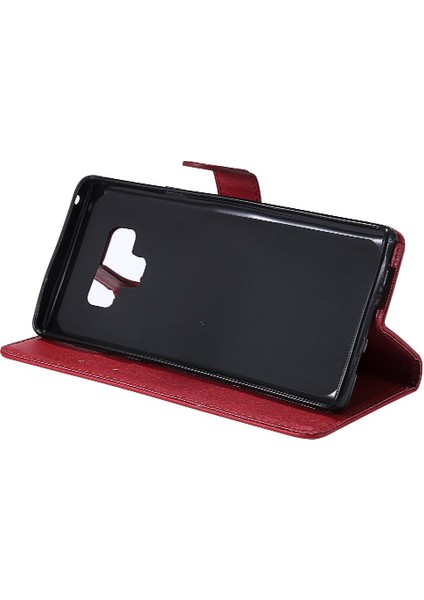 Samsung Galaxy Not 9 Için Flip Case Yüksek Kaliteli Deri Iş Cüzdan (Yurt Dışından)