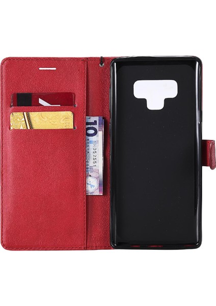 Samsung Galaxy Not 9 Için Flip Case Yüksek Kaliteli Deri Iş Cüzdan (Yurt Dışından)