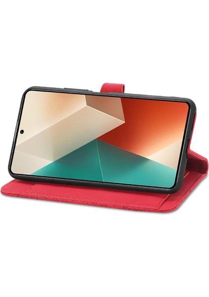 Xiaomi Redmi Not 13 4g Flip Fermuar Tarzı Cüzdan Çok Renkli Yuvası (Yurt Dışından)
