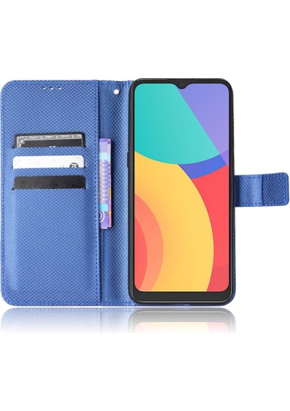 Alcatel 3l 2021 Kapak Kart Tutucu Manyetik Cüzdan Kickstand Için Kılıf (Yurt Dışından)