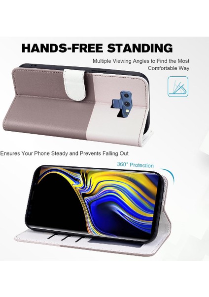 Samsung Galaxy Not 9 Kılıf Için Kılıf Basit Iş Cüzdan Flip (Yurt Dışından)