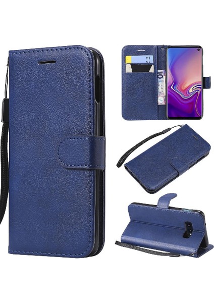 Samsung Galaxy S10E Yüksek Kaliteli Deri Iş Cüzdan Için Flip Case (Yurt Dışından)