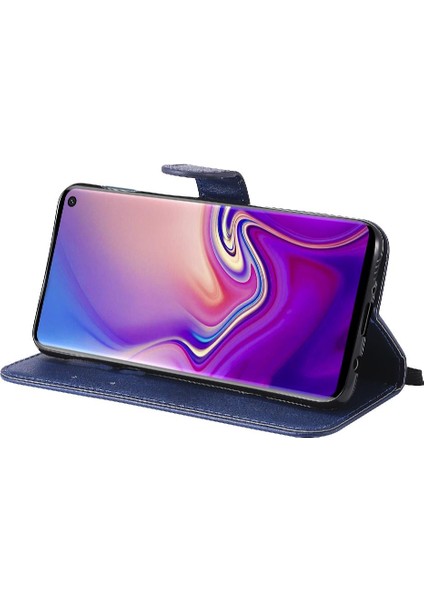 Samsung Galaxy S10E Yüksek Kaliteli Deri Iş Cüzdan Için Flip Case (Yurt Dışından)