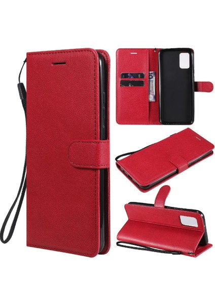 Samsung Galaxy A02S Iş Cüzdan Telefon Kılıfı Için Flip Case Klasik Katı (Yurt Dışından)