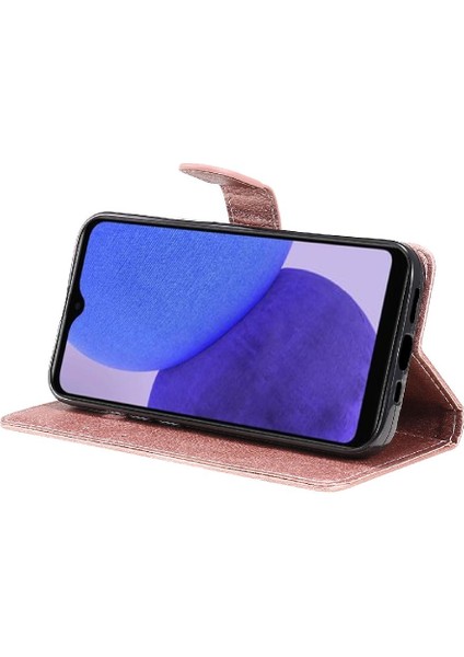 Samsung Galaxy A23E Klasik Katı Renk Için Flip Case Kart Yuvası ile Yüksek (Yurt Dışından) indirimleri