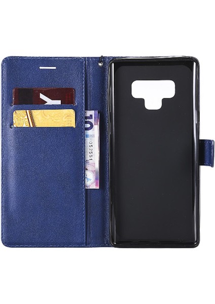 Samsung Galaxy Not 9 Için Flip Case Yüksek Kaliteli Deri Iş Cüzdan (Yurt Dışından)