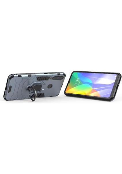 Huawei Y6P Askeri Damla Koruma Kickstand Için Kılıf 360 &deg; Dönen Halka (Yurt Dışından) fiyatları