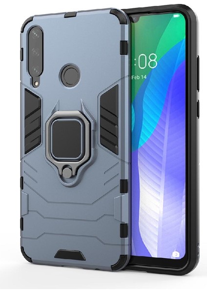 Huawei Y6P Askeri Damla Koruma Kickstand Için Kılıf 360 &deg; Dönen Halka (Yurt Dışından) indirimleri