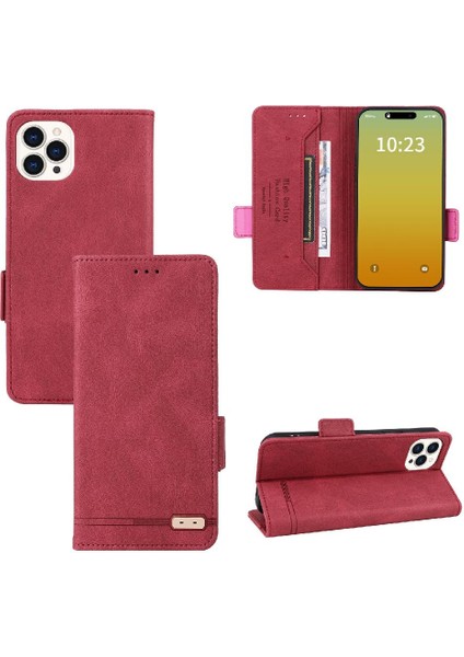 Kart Tutucu Kickstand Kapak ile iphone 15 Artı Kart Ekleme Için Kılıf (Yurt Dışından)