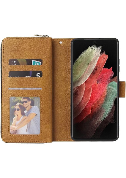 Samsung Galaxy S21 Ultra Fermuarlı Cebi El Kayışı Cüzdan 9 (Yurt Dışından) fırsatları