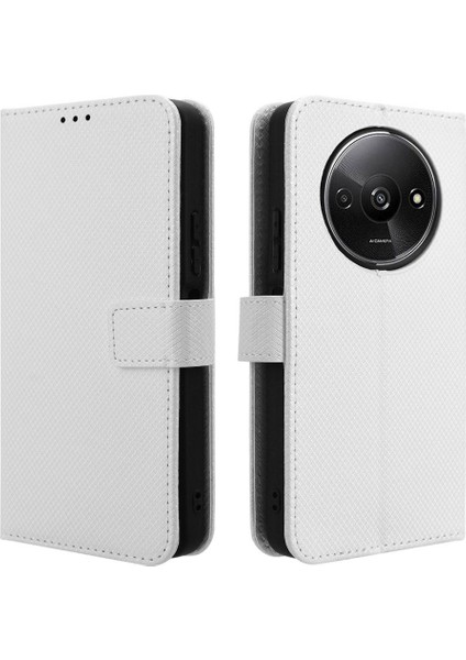 Xiaomi Poco C61 Kapak Manyetik Cüzdan Kart Tutucu Kickstand (Yurt Dışından)