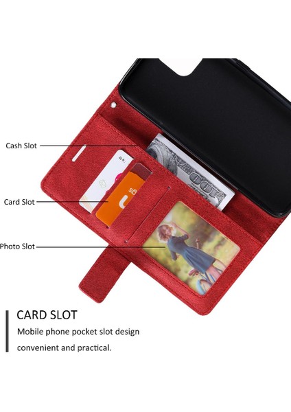 Xiaomi Redmi A1 Için Kılıf Cüzdan Flip Folio Manyetik Kart Tutucu Kickstand (Yurt Dışından)