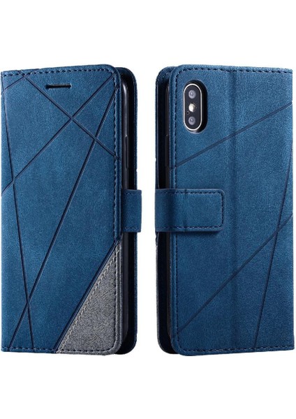 IPhone X/xs Darbeye Dayanıklı Manyetik Cüzdan Çevirme Folyo Kart Tutucu Pu (Yurt Dışından)
