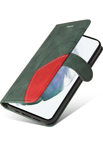 Samsung Galaxy S21 Fe Pu Deri Flip Folio Kılıf ile Iki Renkli (Yurt Dışından) indirimleri