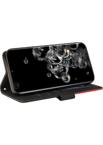 Samsung Galaxy S20 Ultra Pu Deri Flip Folio Kılıf Için Iki Renkli (Yurt Dışından) modelleri