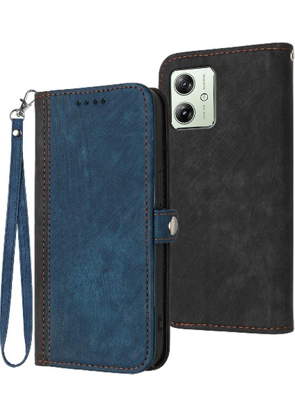 Motorola Moto G54 5g Pu Deri Manyetik Kapatma Kickstand Cüzdan (Yurt Dışından)