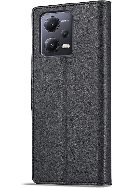 Xiaomi Redmi Not 12 Pro Artı Buzağı Doku Yatay Flip Case (Yurt Dışından)